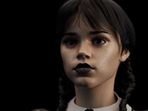Wednesday Addams 2022 3D Model