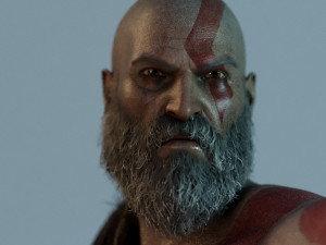 Kratos God of War 3Dモデル