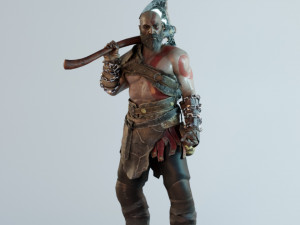 Kratos God of War Model 3D
