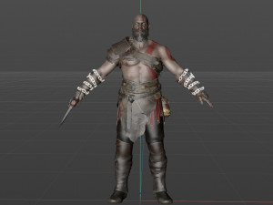 Kratos God of War Model 3D