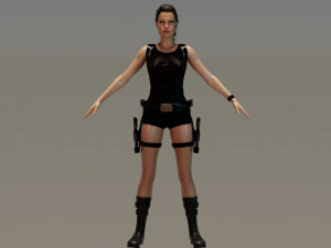 Lara Croft 3D Model