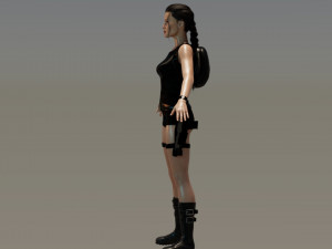 Lara Croft 3D Model