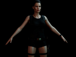 Lara Croft 3D Model