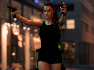 Lara Croft 3D Model