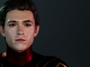 Spider man Tom Holland Modelo 3D