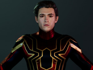 Spider man Tom Holland 3D 모델