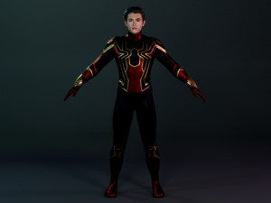 Spider man Tom Holland 3D 모델