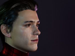 Spider man Tom Holland 3D 모델