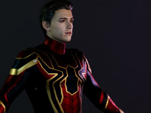 Spider man Tom Holland 3D 모델