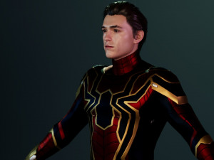Spider man Tom Holland 3D 모델