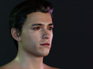 Spider man Tom Holland 3D 모델