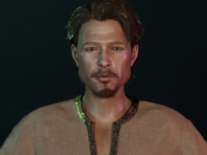 Brad Pitt 3D 모델