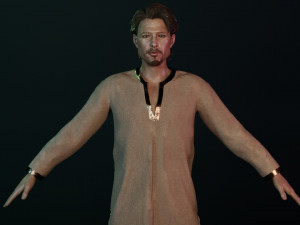 Brad Pitt 3D 모델
