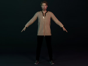 Brad Pitt 3D 모델