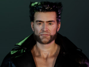 Wolverine 3D-Modell