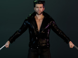 Wolverine 3D-Modell