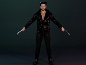 Wolverine 3D-Modell