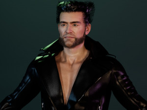 Wolverine 3D-Modell