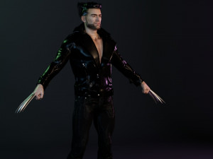 Wolverine 3D-Modell