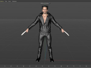 Wolverine 3D-Modell