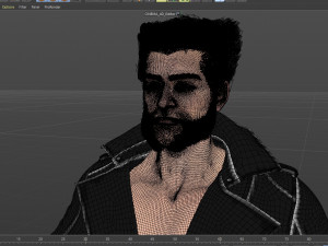 Wolverine 3D-Modell