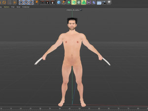 Wolverine 3D-Modell