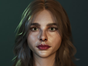 Chloe Grace Moretz Modello 3D