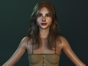 Chloe Grace Moretz Modello 3D