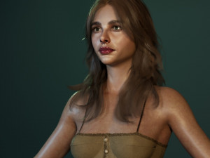 Chloe Grace Moretz Modello 3D