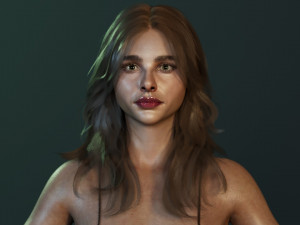 Chloe Grace Moretz Modello 3D