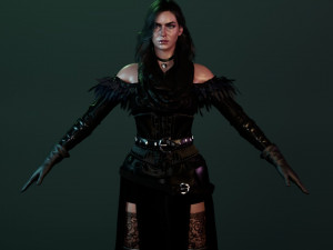 Yennefer of Vengerberg Model 3D