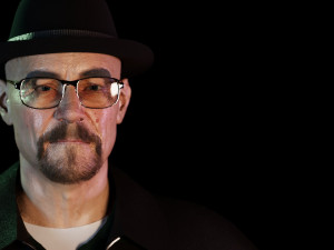 Bryan Cranston Walter White 3D Model