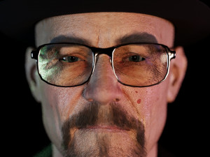 Bryan Cranston Walter White 3D Model