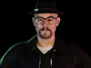 Bryan Cranston Walter White 3D Model