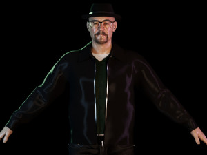 Bryan Cranston Walter White 3D Model