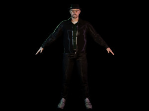 Bryan Cranston Walter White 3D Model