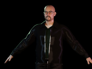 Bryan Cranston Walter White 3D Model