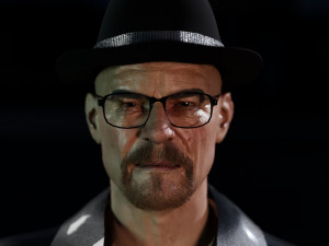 Bryan Cranston Walter White 3D Model