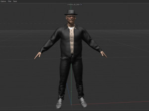 Bryan Cranston Walter White 3D Model