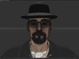 Bryan Cranston Walter White 3D Model