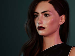 Anne Hathaway 3D Model
