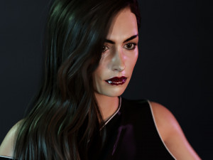 Anne Hathaway 3D Model