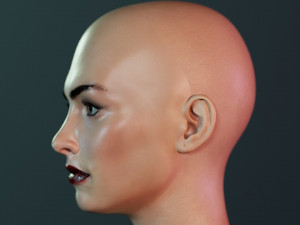 Anne Hathaway 3D Model