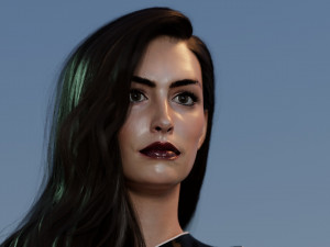 Anne Hathaway 3D Model