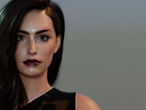 Anne Hathaway 3D Model