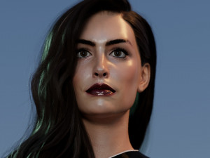 Anne Hathaway 3D Model