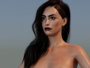 Anne Hathaway 3D Model