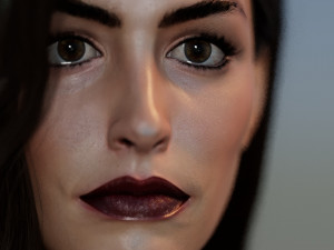 Anne Hathaway 3D Model
