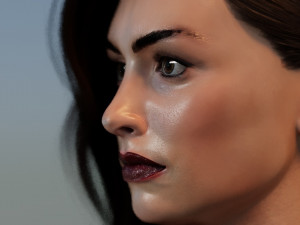 Anne Hathaway 3D Model