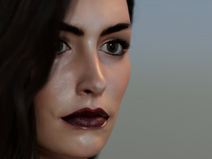 Anne Hathaway 3D Model